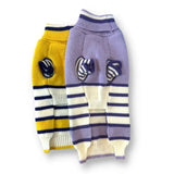 Stripey Joe Dog Jumper: Yellow